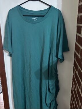 Universal Thread Size 3x Forest Green V-Neck Tee Shirt Dress